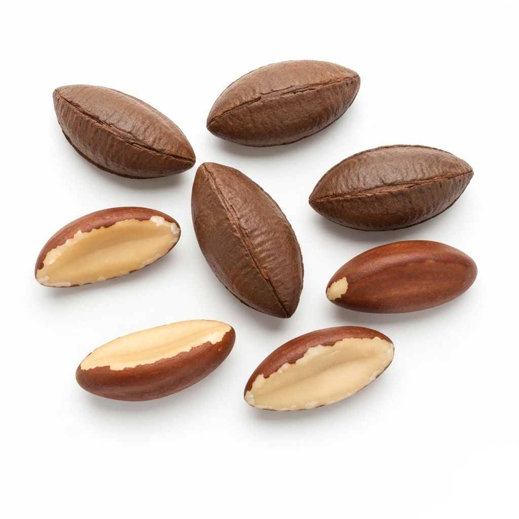 Brazil nuts whole and halved